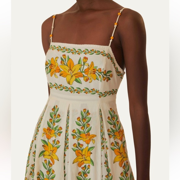 Tropical Lightness Off White Farm Rio Maxi Size Small NWT - Picture 3 of 3